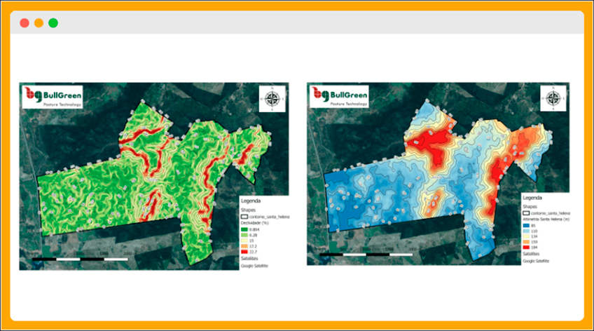 Mapas de Altimetria Mapas de Altimetria